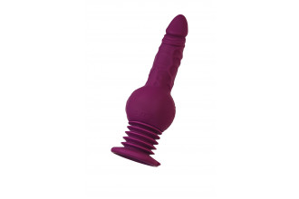 Фиолетовая мини-машина для секса Striker с пультом ДУ - 23,5 см. Фиолетовая мини-машина для секса Striker с пультом ДУ - 23,5 см.