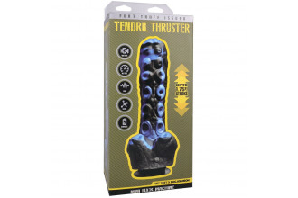 Черно-синяя мини-машина на присоске Tendril Thruster - 21,6 см.