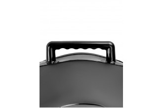 Черное надувное кресло с платформой для фиксации дилдо Body Dock Inflatable Love Seat