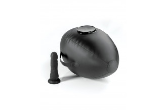 Черный надувной мяч с платформой для фиксации дилдо Body Dock Inflatable Love Ball Черный надувной мяч с платформой для фиксации дилдо Body Dock Inflatable Love Ball