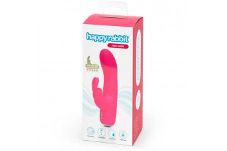 Розовый вибратор-кролик Rechargeable Mini Rabbit Vibrator - 15,2 см.