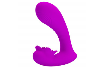 Лиловый вибратор Nadal для двойной стимуляции
