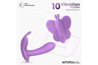 Сиреневый вибростимулятор Wingy для клитора и зоны G