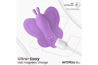 Сиреневый вибростимулятор Wingy для клитора и зоны G