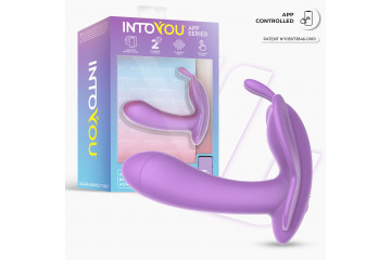 Сиреневый вибростимулятор Wingy для клитора и зоны G