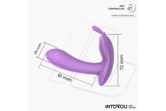 Сиреневый вибростимулятор Wingy для клитора и зоны G