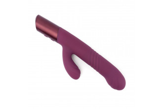 Фиолетовый вибратор Selove Thrusty - 24,4 см.