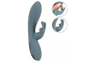 Силиконовый вибратор-кролик VELINA Rabbit Vibrator - 20 см.