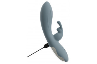 Силиконовый вибратор-кролик VELINA Rabbit Vibrator - 20 см.