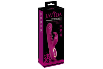 Лиловый вибратор-кролик 2 Function Vibrator Squirting - 22,5 см.