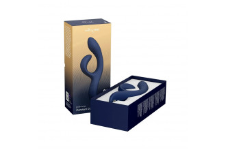 Темно-синий вибратор-кролик We-Vibe Nova 2 - 20,5 см.