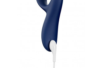 Темно-синий вибратор-кролик We-Vibe Nova 2 - 20,5 см.