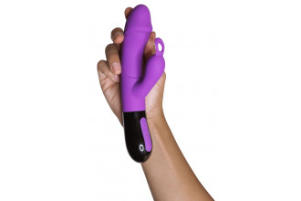 Фиолетовый вибратор-кролик Ares 2.0 - 20,6 см.