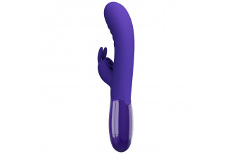 Фиолетовый вибратор-кролик Cerberus-Youth - 20,6 см.