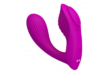 Лиловый вибратор в трусики Zico с пультом ДУ