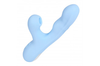 Голубой вибратор с ротацией и вакуумной стимуляцией BeYourLover Rosubi Голубой вибратор с ротацией и вакуумной стимуляцией BeYourLover Rosubi