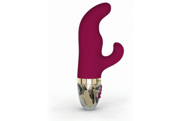 Ярко-розовый вибратор-кролик Hop Hop Bob - 16 см.