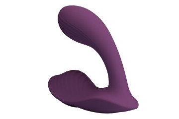 Фиолетовый вибратор в трусики Franz с управлением через приложение