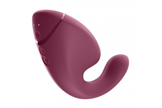 Малиновый двойной стимулятор Womanizer Next Duo