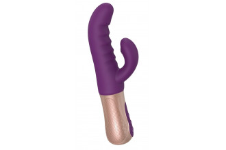 Фиолетовый вибратор-кролик Sassy Bunny - 21 см.