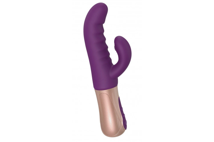 Фиолетовый вибратор-кролик Sassy Bunny - 21 см.