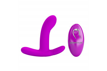 Лиловый стимулятор Geri с подвижным хвостиком