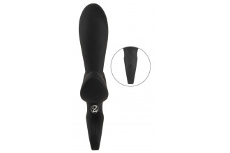 Черный вибратор с функцией расширения Inflatable Triple Vibrator - 18,9 см. Черный вибратор с функцией расширения Inflatable Triple Vibrator - 18,9 см.