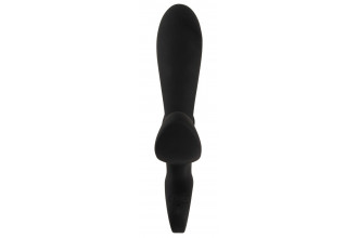 Черный вибратор с функцией расширения Inflatable Triple Vibrator - 18,9 см. Черный вибратор с функцией расширения Inflatable Triple Vibrator - 18,9 см.