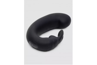 Черный мини-вибратор кролик Sensation Rechargeable G-Spot Rabbit Vibrator - 11,4 см.