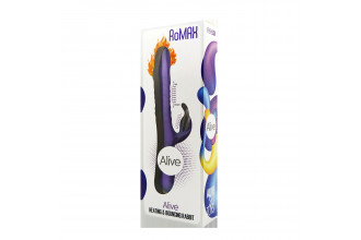 Фиолетовый вибратор-кролик Romax - 24,4 см.