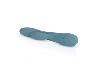 Вибратор с клиторальным стимулятором The Violet Rabbit Vibrator - 20 см.