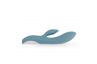Вибратор с клиторальным стимулятором The Violet Rabbit Vibrator - 20 см.