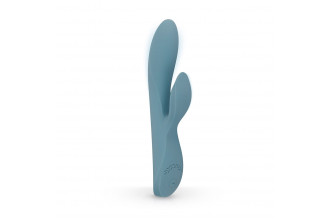 Вибратор с клиторальным стимулятором The Violet Rabbit Vibrator - 20 см.