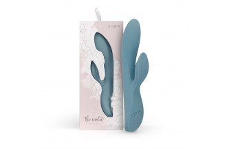 Вибратор с клиторальным стимулятором The Violet Rabbit Vibrator - 20 см.