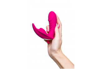 Ярко-розовый стимулятор точки G с вакуум-волновой стимуляцией Shani