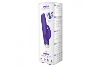 Фиолетовый вибратор-кролик The Mini Rabbit - 13,9 см.