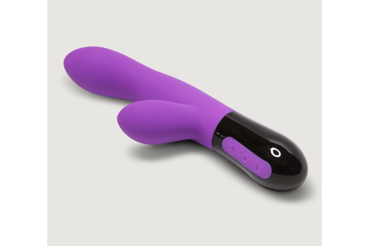 Фиолетовый вибратор-кролик Gaia 2.0 - 20,4 см. Фиолетовый вибратор-кролик Gaia 2.0 - 20,4 см.