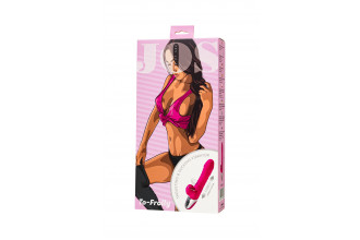 Розовый вибратор с вакуум-волновой стимуляцией клитора To-Frolly - 21,5 см.