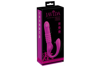 Лиловый вибратор 3 Function Vibrator с функцией фрикций и постукиванием
