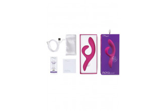 Фиолетовый вибратор-кролик We-Vibe Nova 2 - 20,5 см.