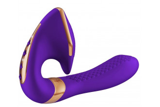 Фиолетовый вибростимулятор SOYO - 17 см.