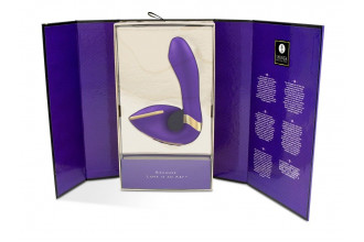 Фиолетовый вибростимулятор SOYO - 17 см.