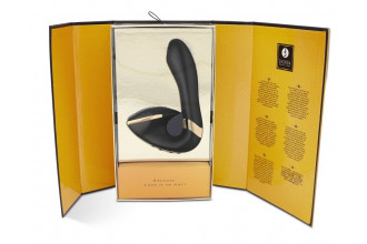 Черный вибростимулятор SOYO - 17 см.