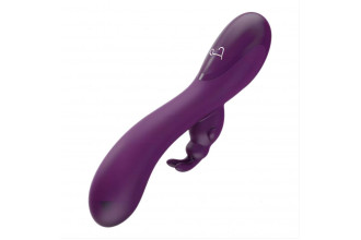 Фиолетовый вибратор-кролик Craybit Rabbit Vibrator - 21 см.