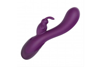 Фиолетовый вибратор-кролик Craybit Rabbit Vibrator - 21 см.