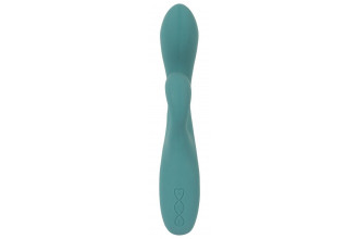 Бирюзовый вибратор-кролик The Magician Rabbit Vibrator - 22,5 см.
