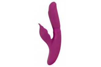 Лиловый вибратор-кролик 4 Function Vibrator - 24 см.