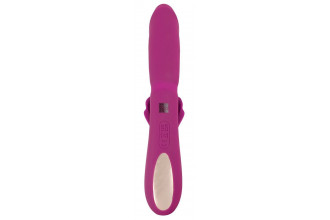 Лиловый вибратор-кролик 4 Function Vibrator - 24 см.