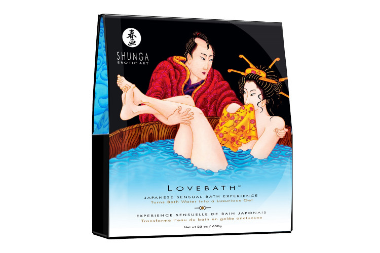 Соль для ванны Lovebath Ocean temptation, превращающая воду в гель - 650 гр.