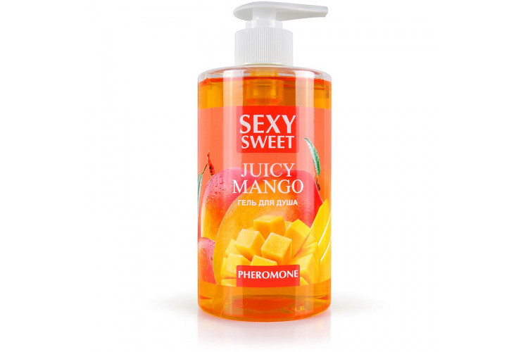 Гель для душа Sexy Sweet Juicy Mango с ароматом манго и феромонами - 430 мл.